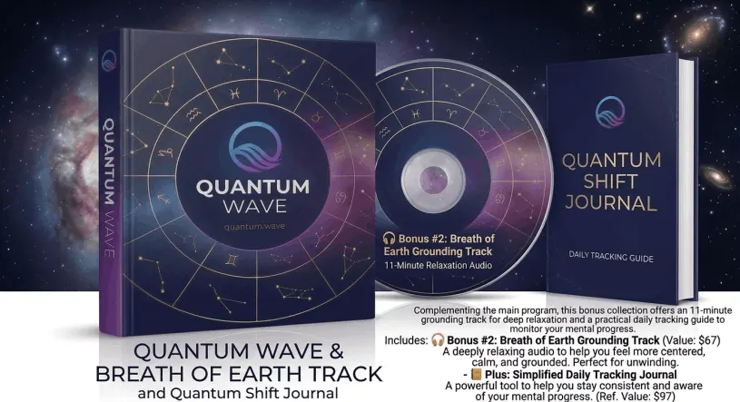 Breath of Earth grounding track bonus shown with the Quantum Wave program